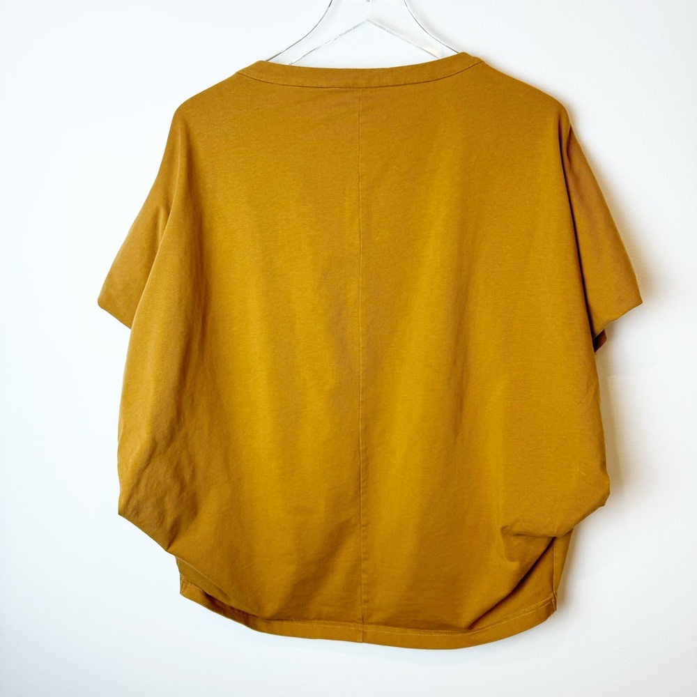 Caara | Vasto Camel Brown Cotton Dolman Sleeve Top - Picture 5 of 8